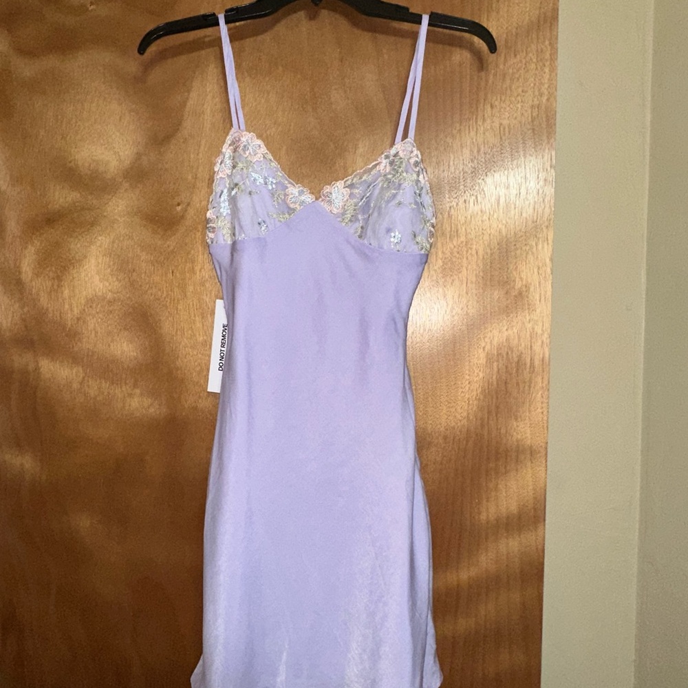 Princess Polly Lilac Lace Slip Dress
